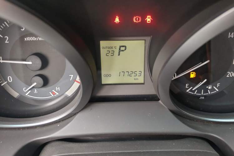 Used Toyota Prado  Odometer Close Up