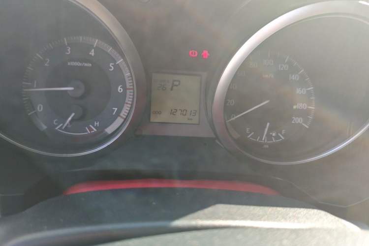 Used Toyota Prado 2016 2.7L Automatic Standard Edition Odometer Close Up