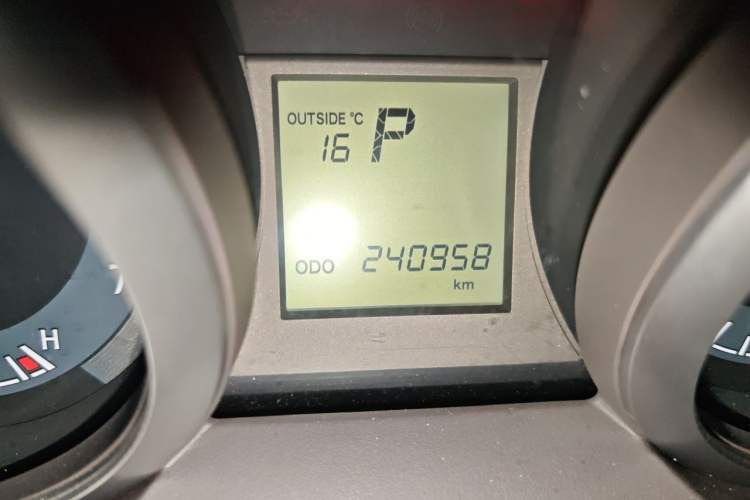 Used Toyota Prado  Odometer Close Up