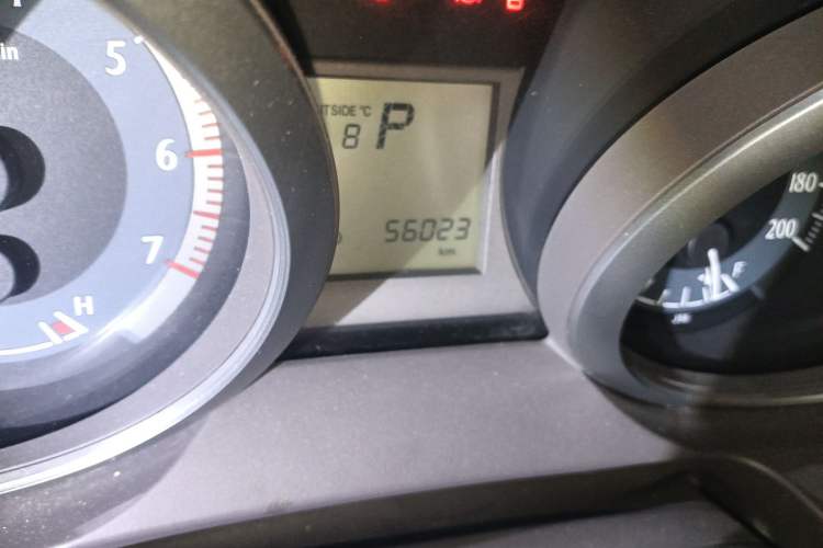 Used Toyota Prado  Odometer Close Up