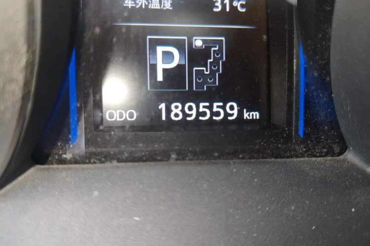 Used Toyota Prado 2016 3.5L Automatic TX-L Odometer Close Up