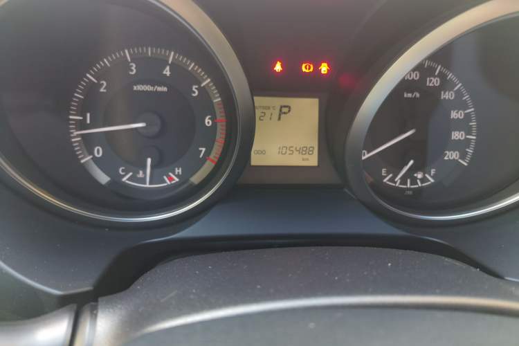 Used Toyota Prado 2016 2.7L Automatic Standard Edition Odometer Close Up