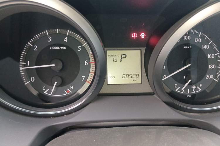 Used Toyota Prado 2016 2.7L Automatic Standard Edition Odometer Close Up