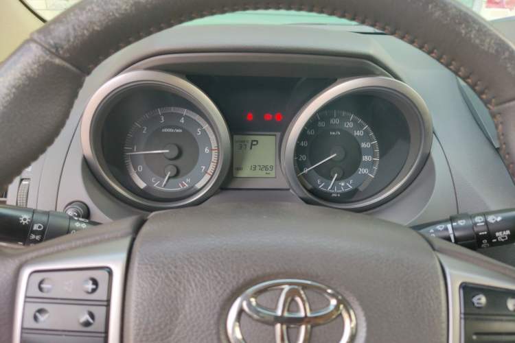 Used Toyota Prado  Odometer Close Up