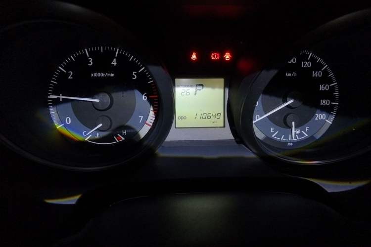 Used Toyota Prado 2016 2.7L Automatic Standard Edition Odometer Close Up
