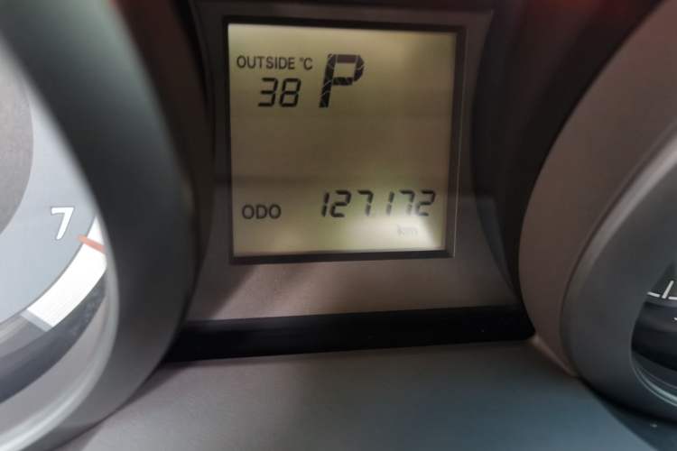 Used Toyota Prado  Odometer Close Up
