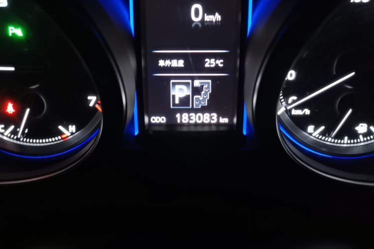Used Toyota Prado 2016 3.5L Automatic TX-L Odometer Close Up
