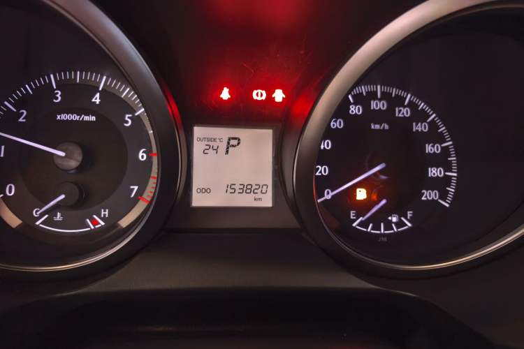 Used Toyota Prado 2016 2.7L Automatic Standard Edition Odometer Close Up