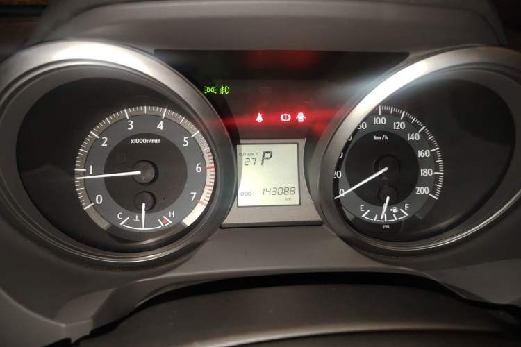 Used Toyota Prado 2016 2.7L Automatic Standard Edition Odometer Close Up
