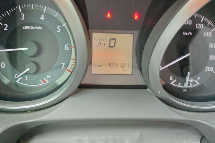 Used Toyota Prado 2016 2700 TX 7-Seater Middle East Version Odometer Close Up