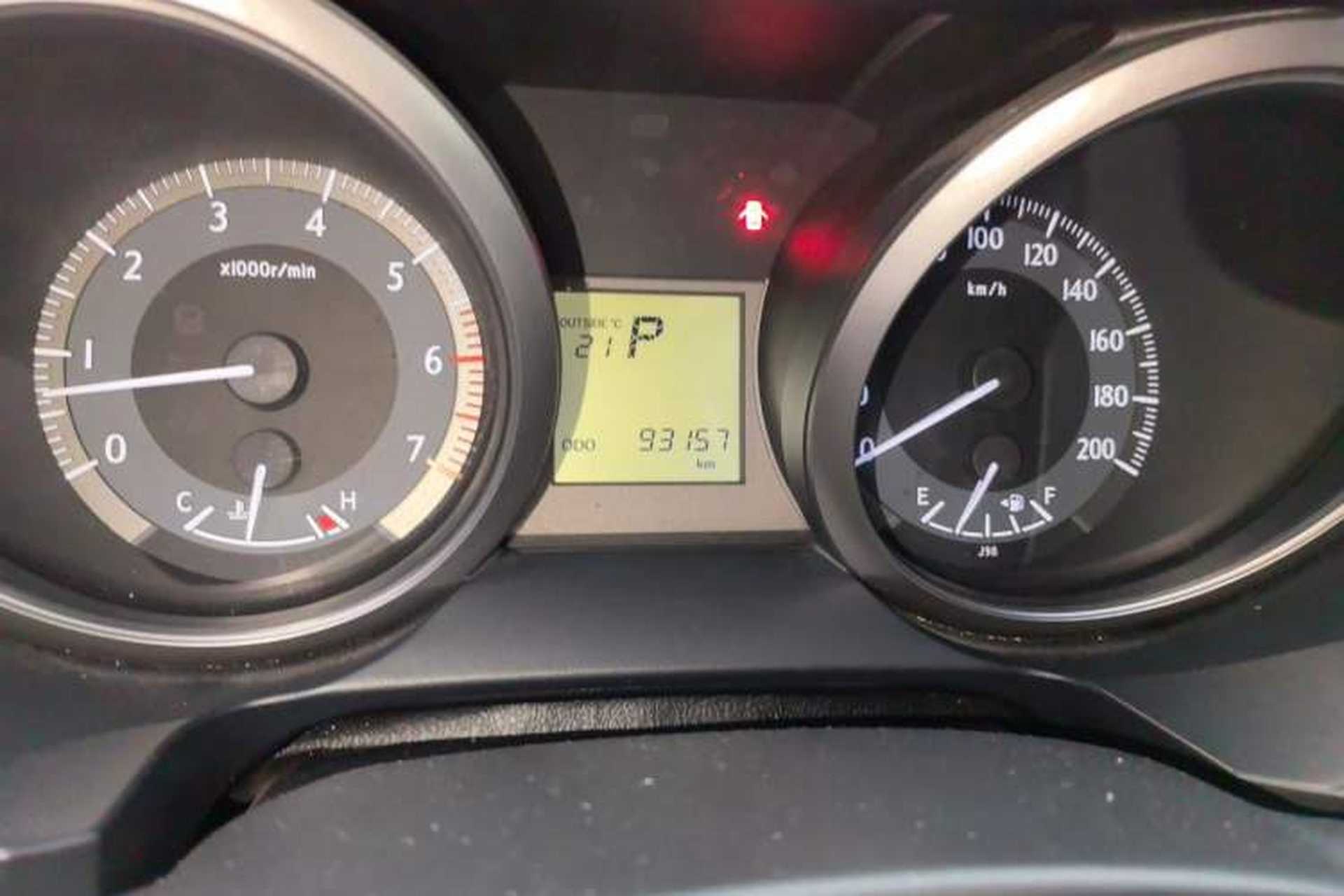Used Toyota Prado 2016 2.7L Automatic Standard Edition Odometer Close Up