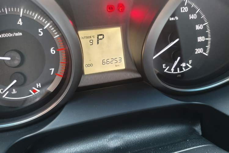 Used Toyota Prado 2016 2.7L Automatic Standard Edition Odometer Close Up