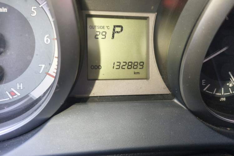 Used Toyota Prado 2016 2.7L Automatic Standard Edition Odometer Close Up