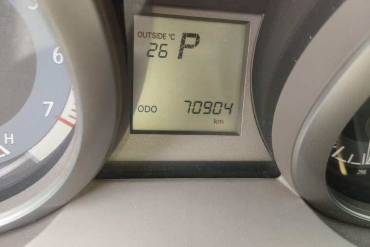 Used Toyota Prado  Odometer Close Up