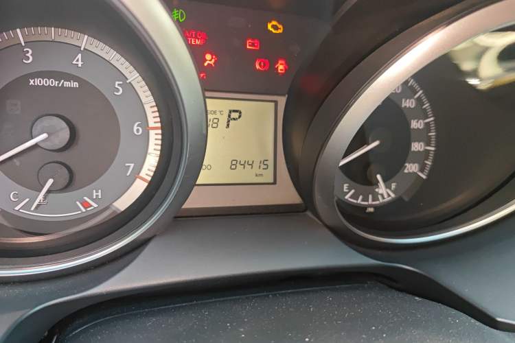 Used Toyota Prado 2016 2.7L Automatic Standard Edition Odometer Close Up