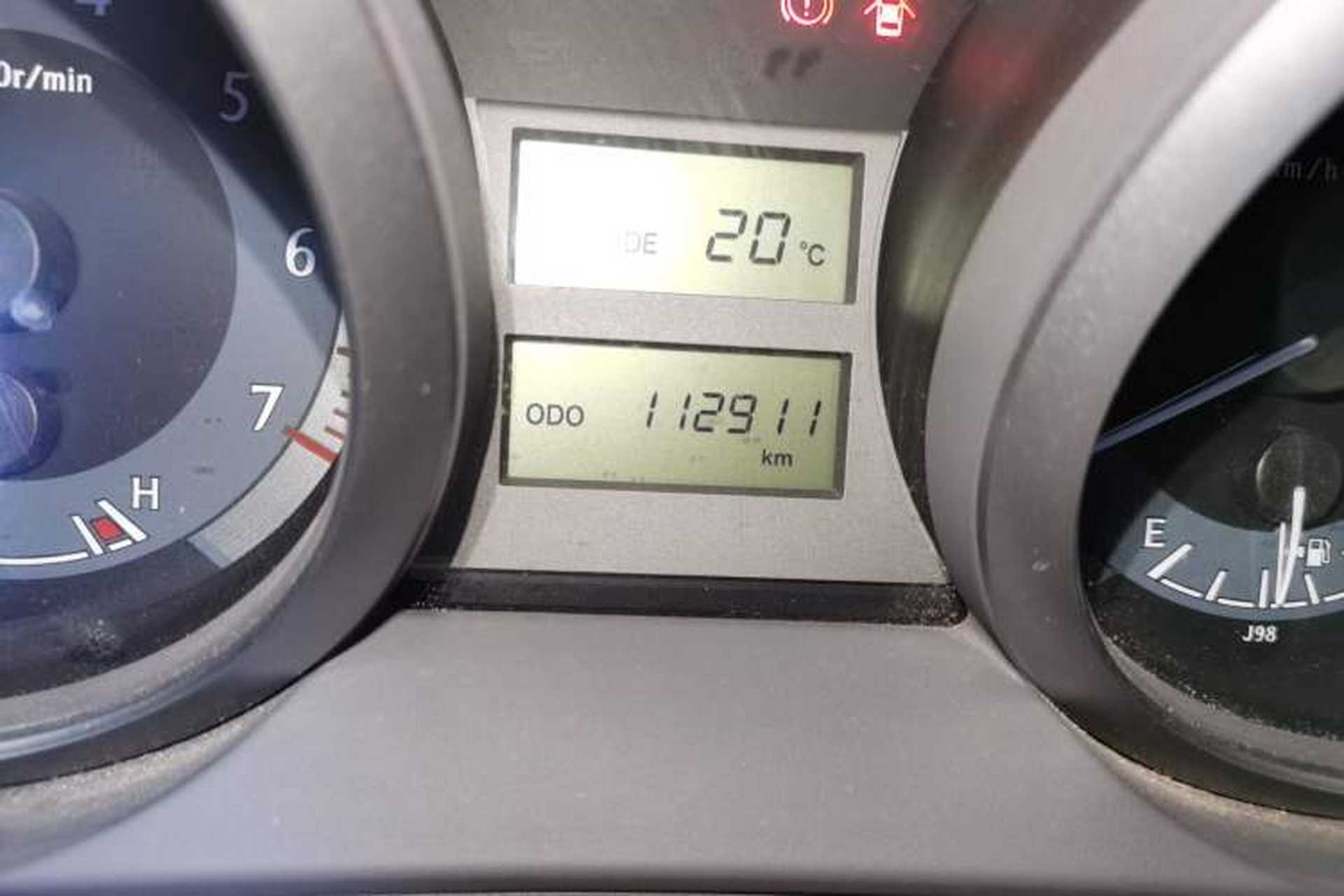 Used Toyota Prado 2016 2.7L Manual Transmission Odometer Close Up