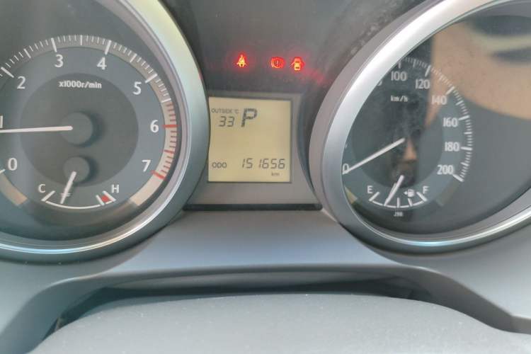 Used Toyota Prado  Odometer Close Up