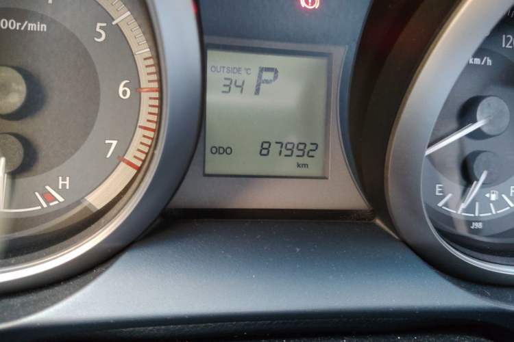 Used Toyota Prado 2016 2.7L Automatic Standard Edition Odometer Close Up