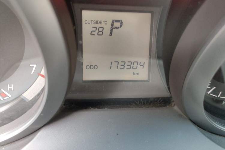 Used Toyota Prado  Odometer Close Up