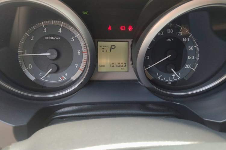 Used Toyota Prado 2016 2.7L Automatic Luxury Edition Odometer Close Up
