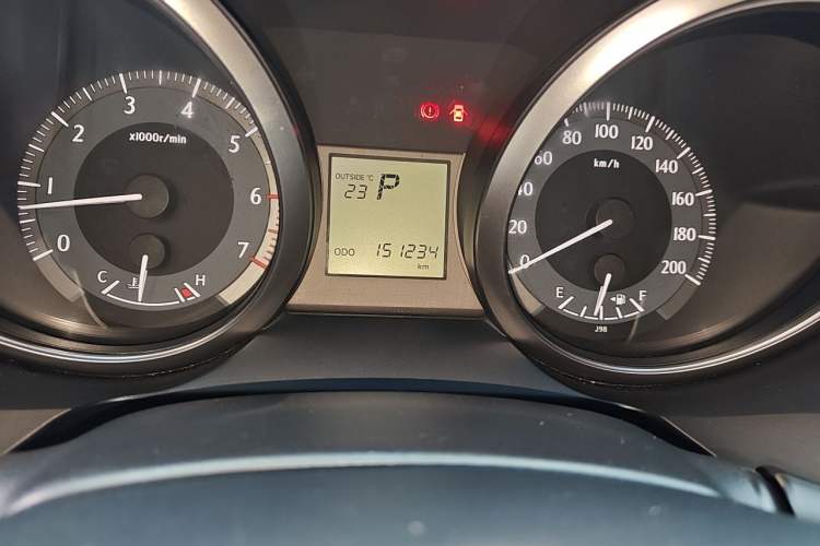 Used Toyota Prado 2016 2.7L Automatic Standard Edition Odometer Close Up