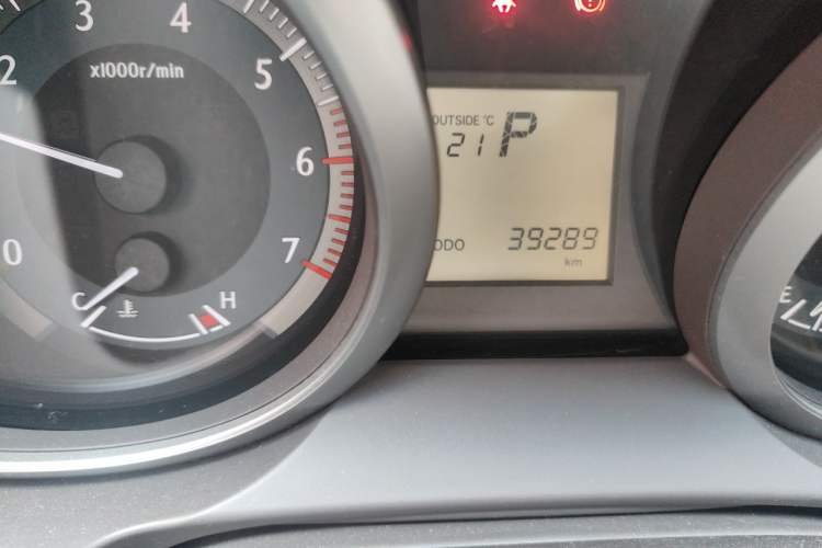 Used Toyota Prado  Odometer Close Up