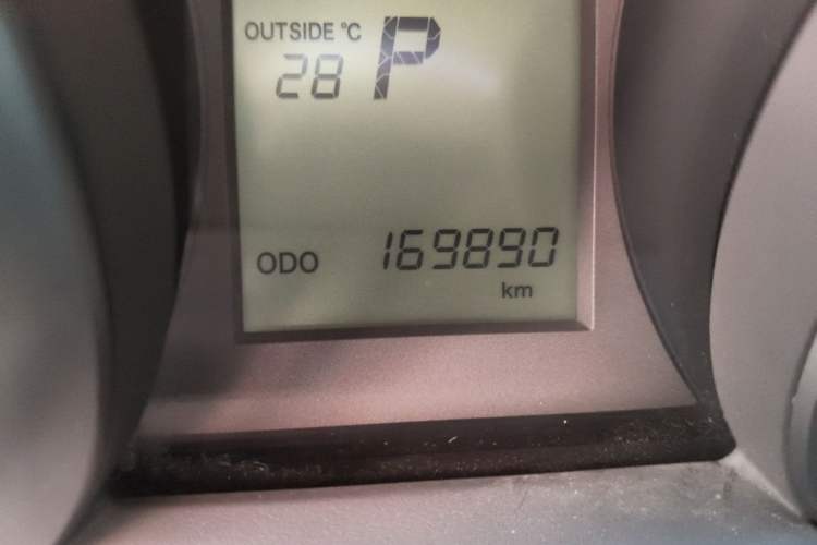 Used Toyota Prado  Odometer Close Up