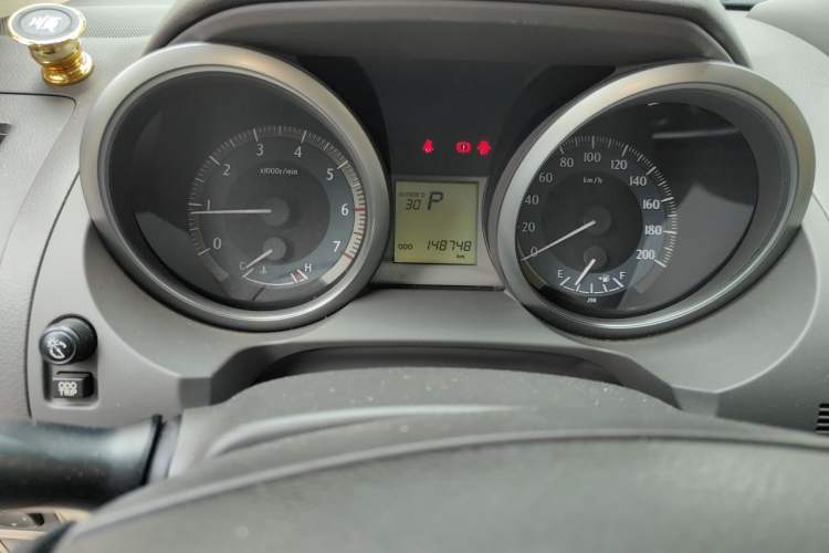 Used Toyota Prado  Odometer Close Up