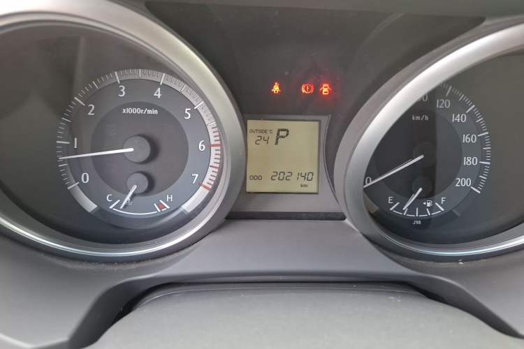 Used Toyota Prado 2016 2700 Middle East Version Odometer Close Up