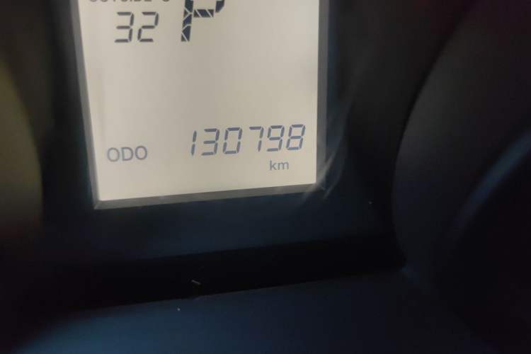 Used Toyota Prado  Odometer Close Up