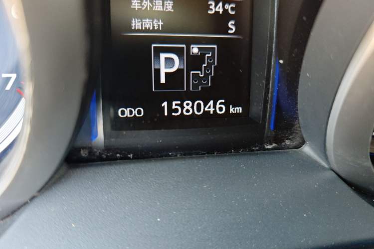 Used Toyota Prado 2016 3.5L Automatic TX-L NAVI Odometer Close Up