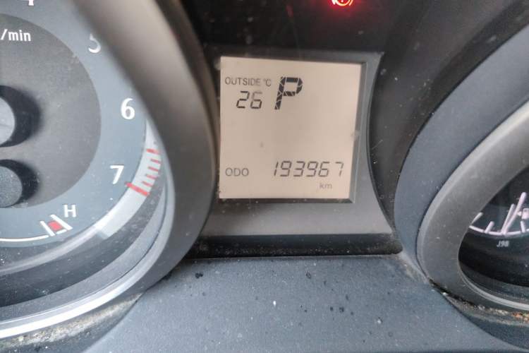 Used Toyota Prado 2016 2.7L Automatic Standard Edition Odometer Close Up