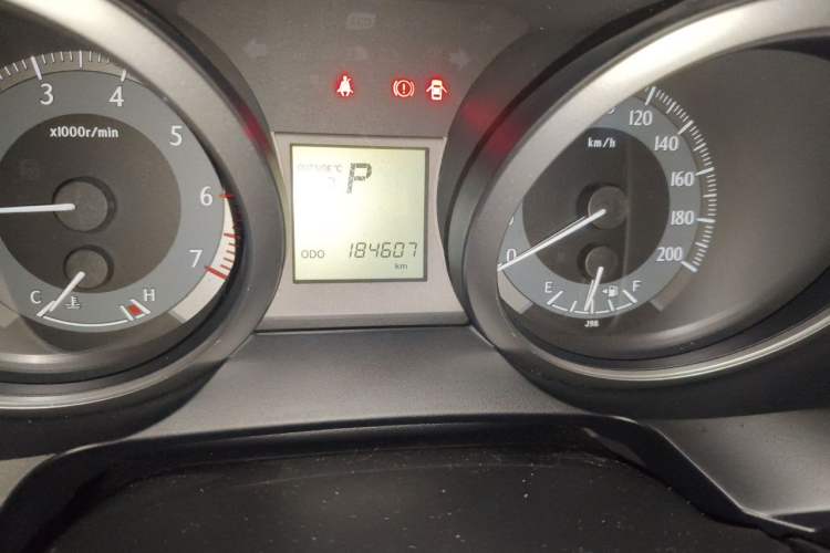 Used Toyota Prado  Odometer Close Up