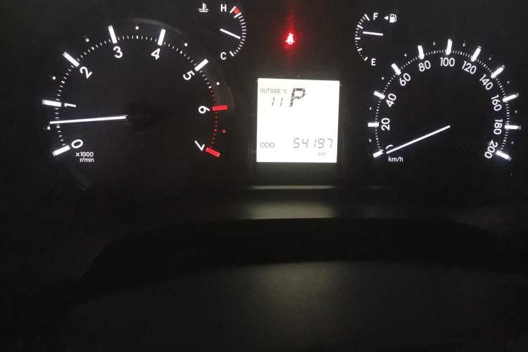 Used Toyota Prado 2016 2.7L Automatic Standard Edition Odometer Close Up
