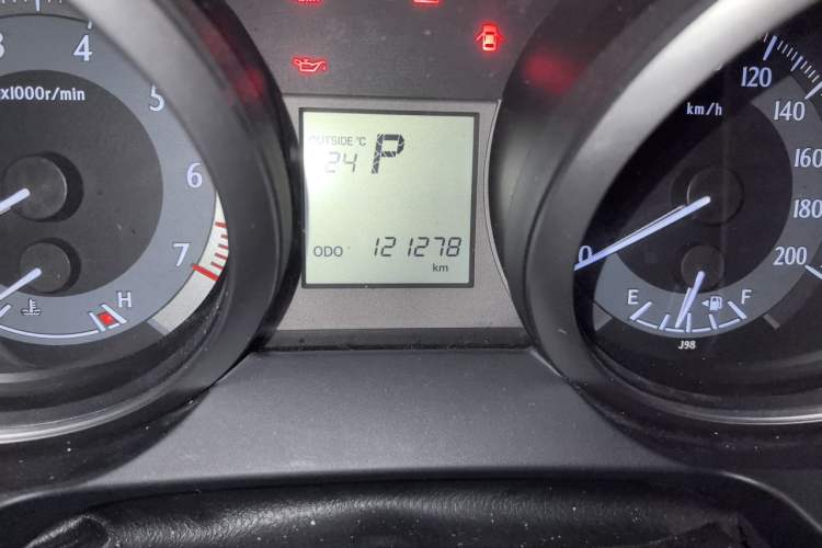 Used Toyota Prado 2016 2.7L Automatic Standard Edition Odometer Close Up