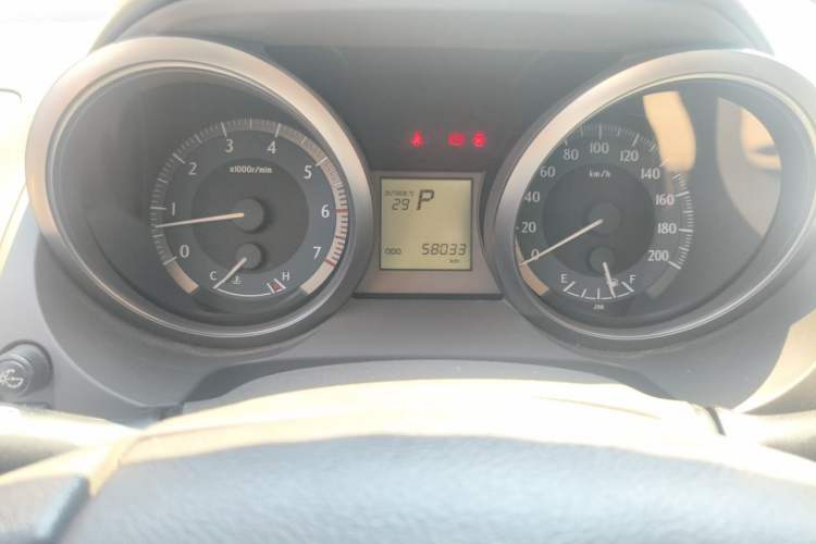 Used Toyota Prado  Odometer Close Up
