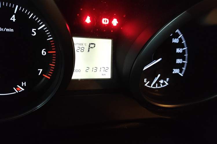 Used Toyota Prado 2016 2.7L Automatic Standard Edition Odometer Close Up