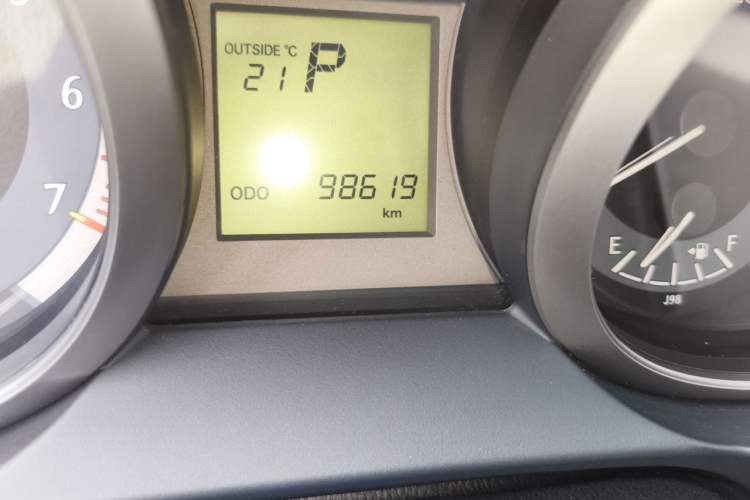 Used Toyota Prado 2016 2.7L Automatic Standard Edition Odometer Close Up