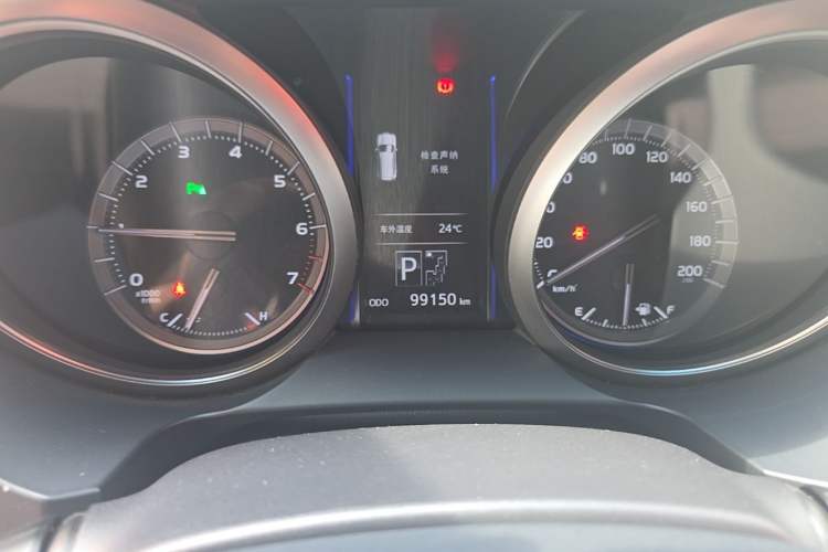 Used Toyota Prado 2016 3.5L Automatic TX-L Odometer Close Up