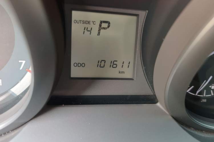 Used Toyota Prado  Odometer Close Up