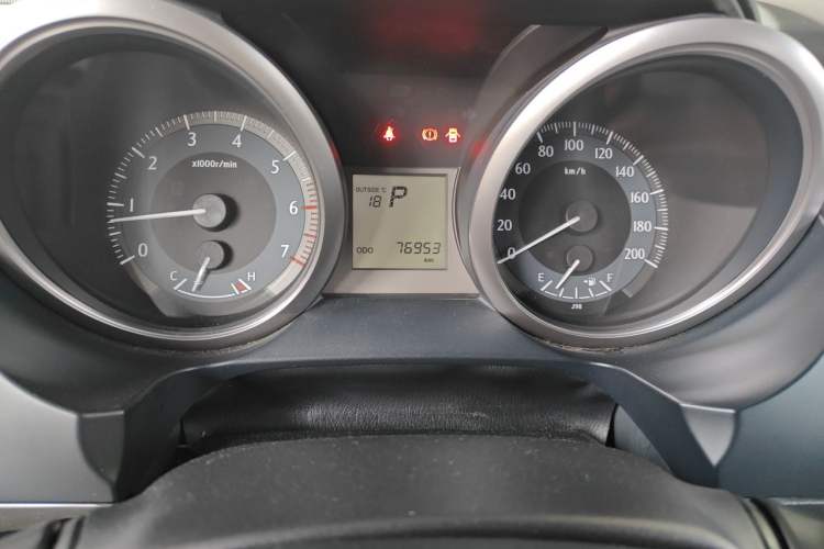 Used Toyota Prado 2016 2.7L Automatic Standard Edition Odometer Close Up