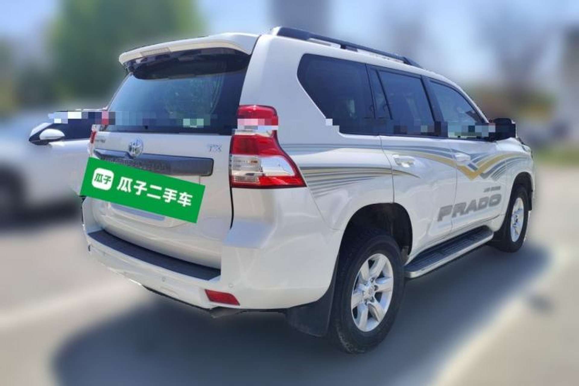 Used Toyota Prado 2016 3.5L Automatic TX-L NAVI Rear Right 45 Deg