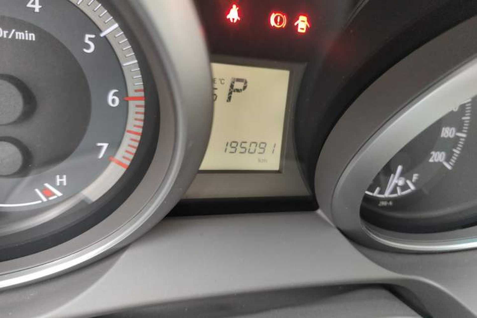 Used Toyota Prado  Odometer Close Up