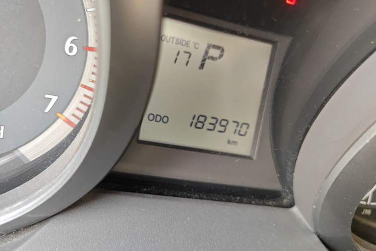 Used Toyota Prado 2017 2700 TXL Middle East Edition Odometer Close Up
