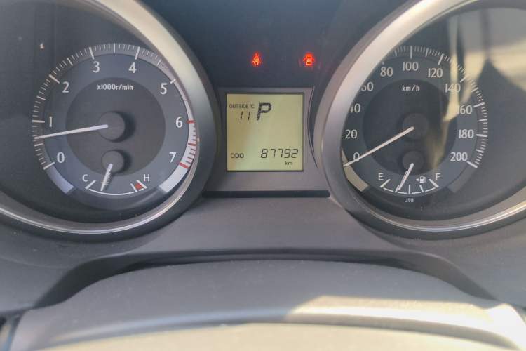 Used Toyota Prado  Odometer Close Up