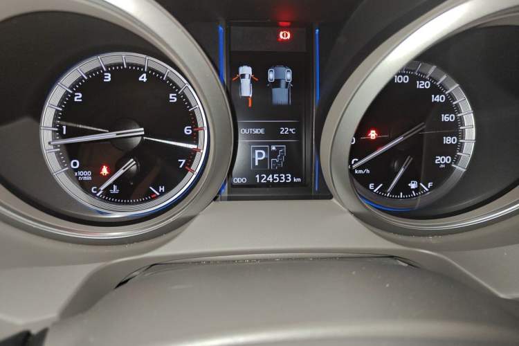 Used Toyota Prado  Odometer Close Up