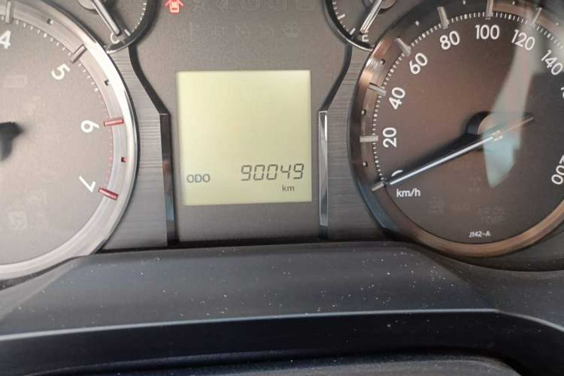 Used Toyota Prado 2017 2700 TX Middle East Edition Odometer Close Up