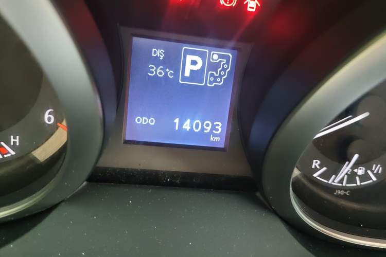 Used Toyota Prado  Odometer Close Up