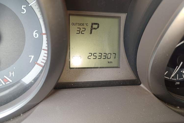 Used Toyota Prado  Odometer Close Up