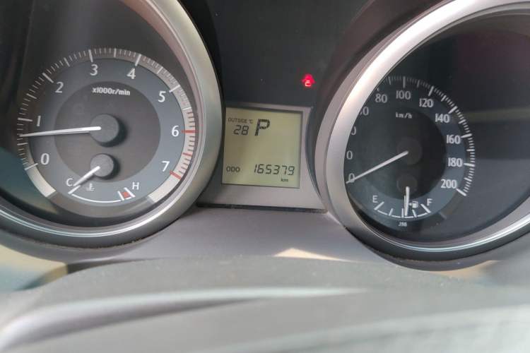 Used Toyota Prado  Odometer Close Up